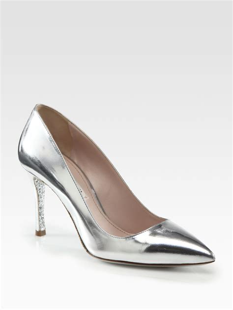 miu miu pumps silber|Women's Miu Miu Pumps .